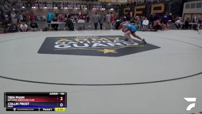 150 lbs Cons. Round 5 - Tien Pham, Big Game Wrestling Club vs Collin Frost, Iowa