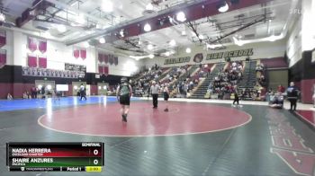 155 lbs Semifinal - Nadia Herrera, Excelsior Charter vs Shaire Anzures, Pacifica