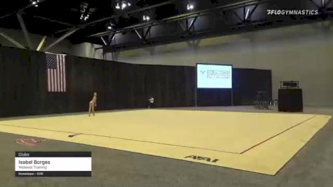 Isabel Borges - Clubs, Midwest Training - 2021 USA Gymnastics Championships