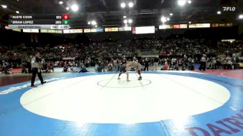 4A 144 lbs Quarterfinal - Brian Lopez, American Falls vs Klete Cook, Weiser