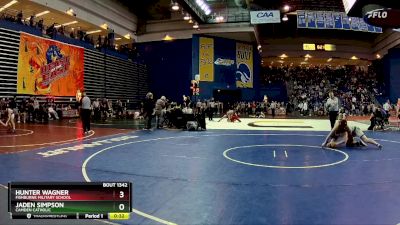 175 lbs Cons. Round 2 - Hunter Wagner, Fishburne Military School vs Jaden Simpson, Camden Catholic