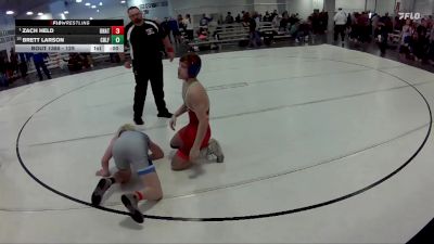 129 lbs Cons. Semi - Brett Larson, Elm Creek vs Zach Held, Underground Wrestling Club