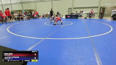 144 lbs Quarterfinals (8 Team) - Ren Birk, Kentucky vs Austin Letsche, Texas Red