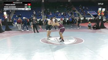 285 lbs Consi Of 8 #2 - Atilio Colon, Lowell vs Ryan Jacobsen, Minnechaug