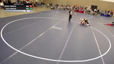 16U - 126 lbs Cons. Round 4 - Brady Arnold, Minnesota vs Jack Jerstad, Prior Lake Wrestling Club