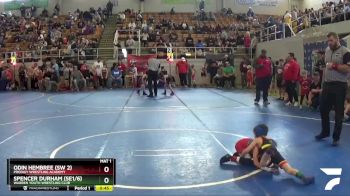 45 lbs Quarterfinal - Odin Hembree (sw 2), Prodigy Wrestling Academy vs Spencer Durham (se1/6), Warren Youth Wrestling Club