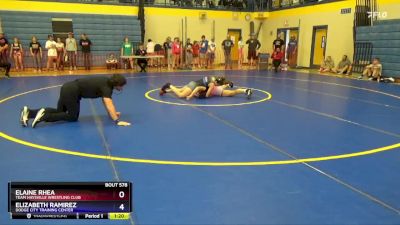 127 lbs Round 2 - Scarlett Yeager, Maize Wrestling Club vs Aaliah Guebara, Maize Wrestling Club