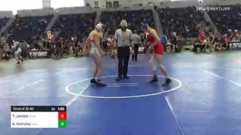 120 lbs Consi Of 32 #2 - Tomas Jacobo, Granite WC vs Riis Hinrichs, Salem Elite