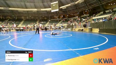 85 lbs Semifinal - Joel Ramirez, Hennessey Takedown Club vs Isaac Hardgrave, Piedmont