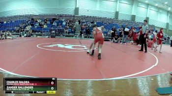 85 lbs Finals (2 Team) - Charles Baldea, Center Grove Wrestling Club vs Zander Ballenger, Delta Wrestling Club Inc.