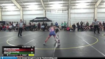 85 lbs Quarterfinal - Bradyn Tompkins, Michigan Revolution vs Braxton Shaffer, Unattached