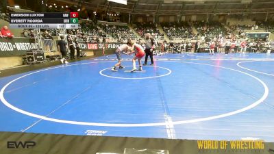 120 lbs Consi Of 16 #2 - Emerson Luxton, RAW Wrestling Club vs Everett Roorda, Grindhouse