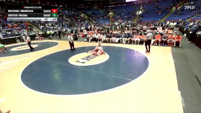 138 lbs Semis & 1st Wrestleback (8 Team) - Justus Vrona, Mahomet (M.-Seymour) vs Michael Mendoza, Washington