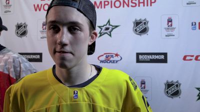 Filip Ekberg Talks About Leading The U18 Worlds In Scoring, How He Has improved In OHL