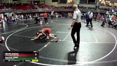 85 lbs Quarterfinal - Paxton Terry, Nebraska Boyz vs Meyer Kinnan, Cozad Wrestling Club