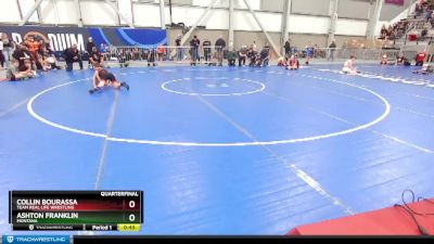 92 lbs Quarterfinal - Collin Bourassa, Team Real Life Wrestling vs Ashton Franklin, Montana