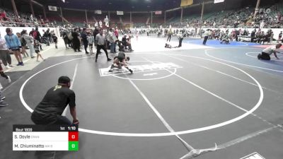 78 lbs Quarterfinal - Sebastian Doyle, Grant County Elite WC vs Mason Chiuminatto, NM Beast