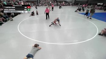 63-67 lbs Cons. Round 2 - Carter Auer, Dakota Wrestling Club vs Noah Johnson, Fox Valley Wrestling Club