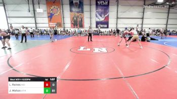 220 lbs Rr Rnd 1 - Luke Raines, Indiana Outlaws Gray vs James Mahon, Attrition Wrestling White