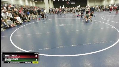 88 lbs Cons. Round 3 - Axel Cuevas, Mile High Wrestling Club vs Kaylor Jones, Oklahoma