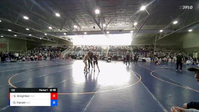 132 lbs Cons. Round 2 - Dezirae Haven, Brothers Of Steel vs Cailyn Knighton, Fremont Wrestling Club