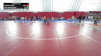 106 lbs Round 2 (8 Team) - Thomas Ritter, Pequot Lakes/Pine River-Backus vs Jake Petrungaro, Glenbrook South