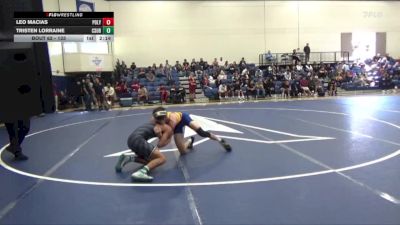 133 lbs Quarterfinal - Tristen Lorraine, Cal State Bakersfield vs Leo Macias, Cal Poly SLO