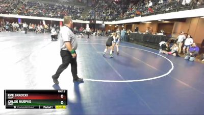 148 lbs Round 4 - Chloe Ruepke, Iowa vs Eve Skrocki, Iowa