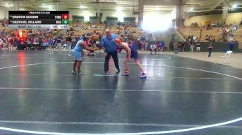112 lbs Cons. Round 3 - Easton Goodin, Blackman Wrestling Club vs GeZekiel Dillard, Rabbit Wrestling Club