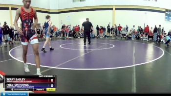 126 lbs Cons. Semi - Terry Easley, Warren Wrestling Academy vs Preston Haines, Red Cobra Wrestling Academy