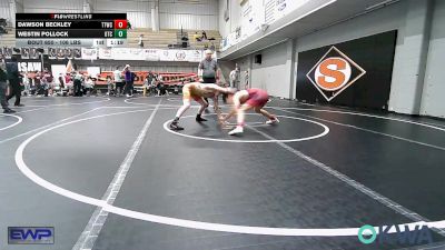 106 lbs Final - Dawson Beckley, Team Tulsa Wrestling Club vs Westin Pollock, Owasso Takedown Club