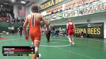 132 lbs Cons. Round 3 - Brady Losie, Oak Harbor vs Jesse Badiu, Buckeye (Medina)