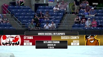Replay: Away - 2024 Ottawa Titans vs Sussex County Miners | Jul 20 @ 6 PM