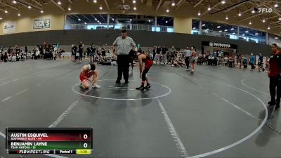 110 lbs Round 3 (6 Team) - Austin Esquivel, SouthWest Elite vs Benjamin Layne, Team Gotcha