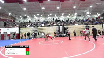 186-201 lbs Consolation Bracket - Taeshod Alexander, Indianapolis Arsenal Tech vs Aaron Qualls, Pike