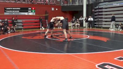 285 lbs Cons. Round 3 - Calvin McAvan, Dubuque Senior vs Jareth Navarro, Linn-Mar