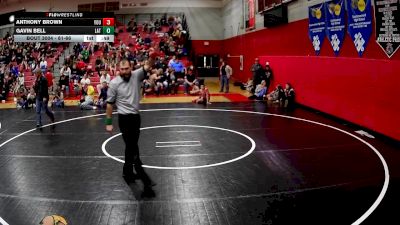 61-66 lbs Round 1 - Anthony Brown, Yough vs Gavin Bell, Latrobe