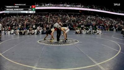 1A 165 lbs Quarterfinal - Michael Huneycutt, South Stanly High School vs Kenneth Pritz, Avery County High School