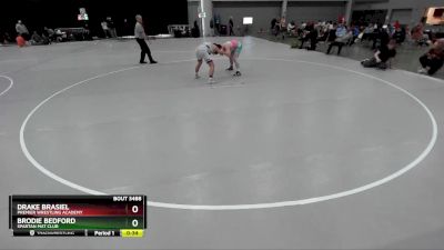 157 lbs Cons. Round 9 - Brodie Bedford, Spartan Mat Club vs Drake Brasiel, Premier Wrestling Academy