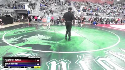 61 lbs Champ. Round 3 - Madyson Jones, TN vs Zoe Griffith, NY