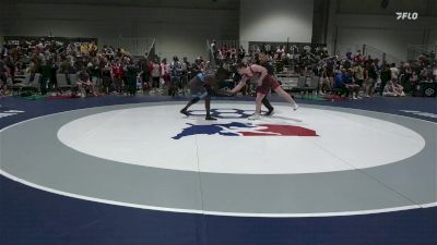 70 lbs Champ. Round 1 - Ethan Sylvester, Mustang Wrestling Club vs Tyler Xavier McKnight, CLT Regional Training Center