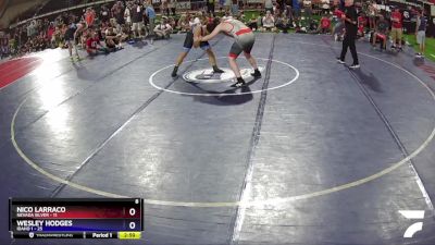 195 lbs Semis & Wb (16 Team) - NICO LARRACO, Nevada SILVER vs Wesley Hodges, Idaho 1