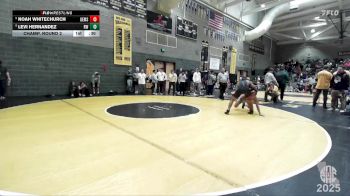 153 lbs Champ. Round 2 - Noah Whitechurch, Glen Edwards Middle School vs Levi Hernandez, Richgrove Warriors