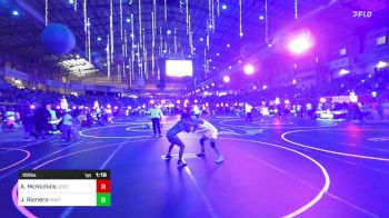 101 lbs Quarterfinal - Aubrey McNichols, Central Florida Wrestling vs JoJo Romero, Unattached