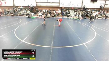 98 lbs Quarterfinal - Alexander Weakley, Champions Wrestling Club vs Colton Van Fleet, Charger Wrestling Club