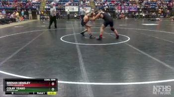 1 - 190 lbs Cons. Semi - Colby Yeago, Buffalo Gap vs Brenan Hensley, Thomas Walker HS