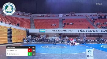 215 lbs Semifinal - Payton Cramer, Lake Highland Prep vs Adrian Arellano, Pomona