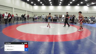 126 lbs 3rd Place - Ty Murray, Georgia vs Fredrick Mitchum, Florida