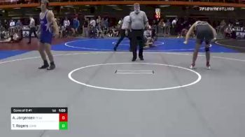 182 lbs Consi Of 8 #1 - Aden Jorgensen, Peak Wrestling vs Trystan Rogers, Team Georgie