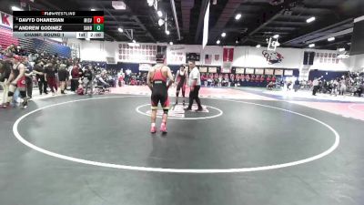 150 lbs Champ. Round 1 - Davyd Ohanesian, Mission Viejo vs Andrew Godinez, San Bernardino